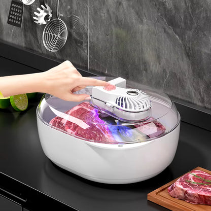 Revolutionary Ultrasonic Meat Thawer - 6-in-1 USB Charging Defrosting Solution!