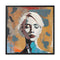 "Elegant Abstract Woman Portrait - Framed Canvas Wall Art for Stunning Decor"