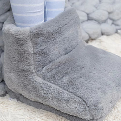 "Cozy Up Together: USB-Powered Electric Foot Warmer - Energy-Efficient Fleece Heating Pads for Home and Sleep"