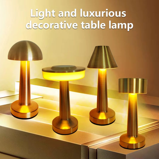 Sleek Rechargeable LED Touch Table Lamp – Ideal for Bars, Cafes, and Restaurant Ambiance