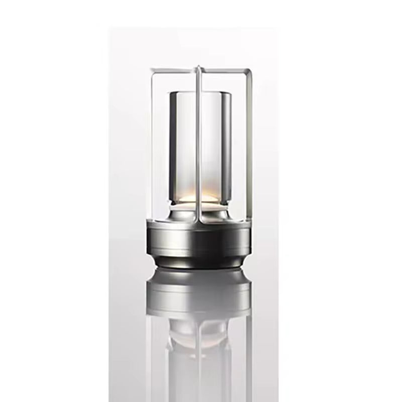 Sleek & Stylish Rechargeable LED Crystal Touch Table Lamp - Ideal for Bedroom, Living Room & Restaurant Ambiance!