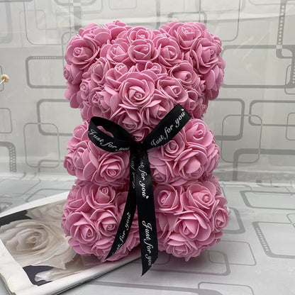 Luxurious Big Teddy Rose Bear in Box - Perfect Gift for Christmas and Valentine's Day!