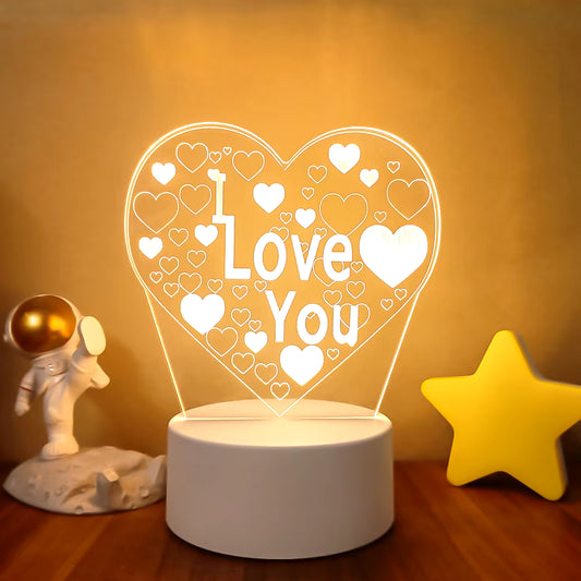 Stunning 3D LED Illusion Night Lamp - Creative Home Decor & Unique Gift Idea