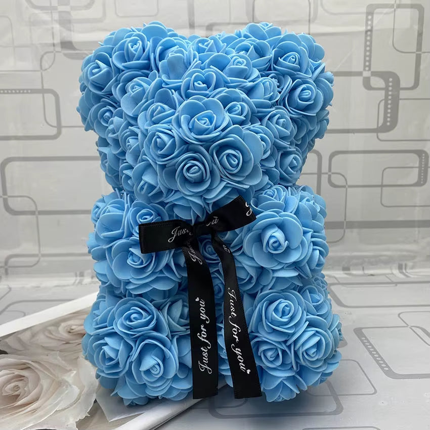 Luxurious Big Teddy Rose Bear in Box - Perfect Gift for Christmas and Valentine's Day!