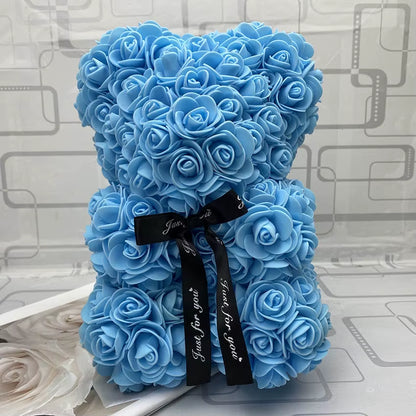 Luxurious Big Teddy Rose Bear in Box - Perfect Gift for Christmas and Valentine's Day!