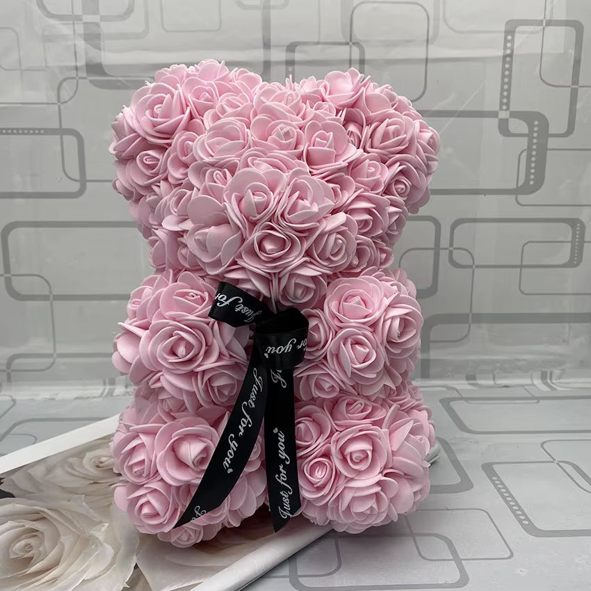 Luxurious Big Teddy Rose Bear in Box - Perfect Gift for Christmas and Valentine's Day!