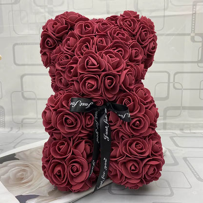 Luxurious Big Teddy Rose Bear in Box - Perfect Gift for Christmas and Valentine's Day!