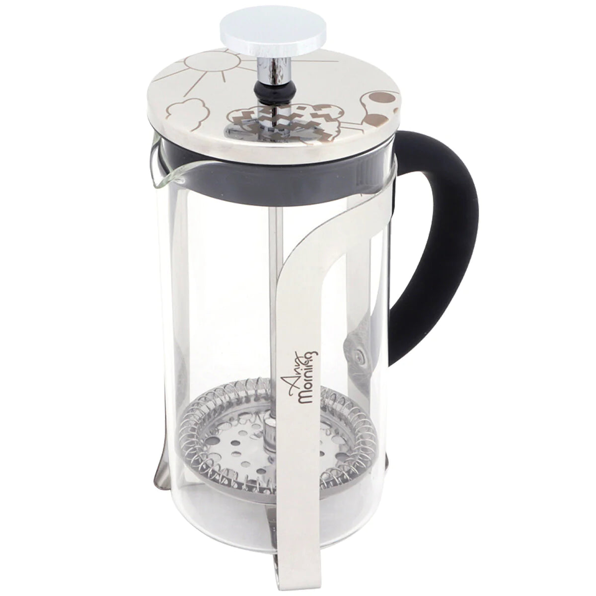 "Any Morning FY450 French Press Coffee & Tea Maker - 600ml for Perfect Brews Every Time!"