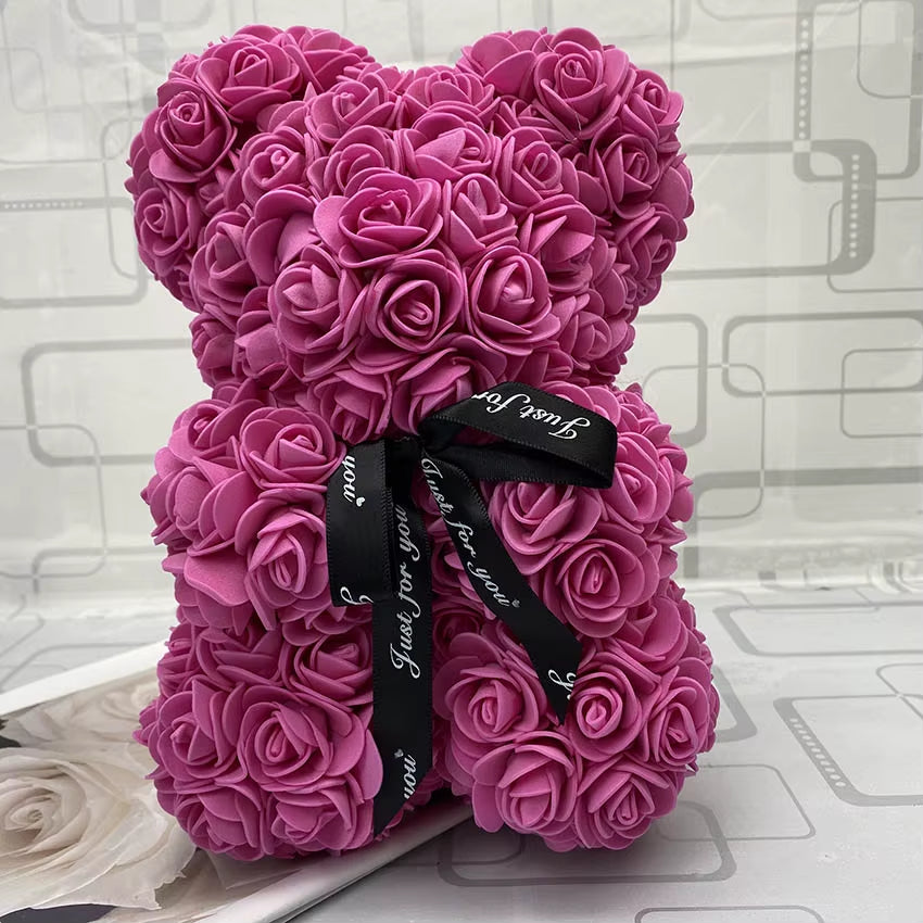 Luxurious Big Teddy Rose Bear in Box - Perfect Gift for Christmas and Valentine's Day!