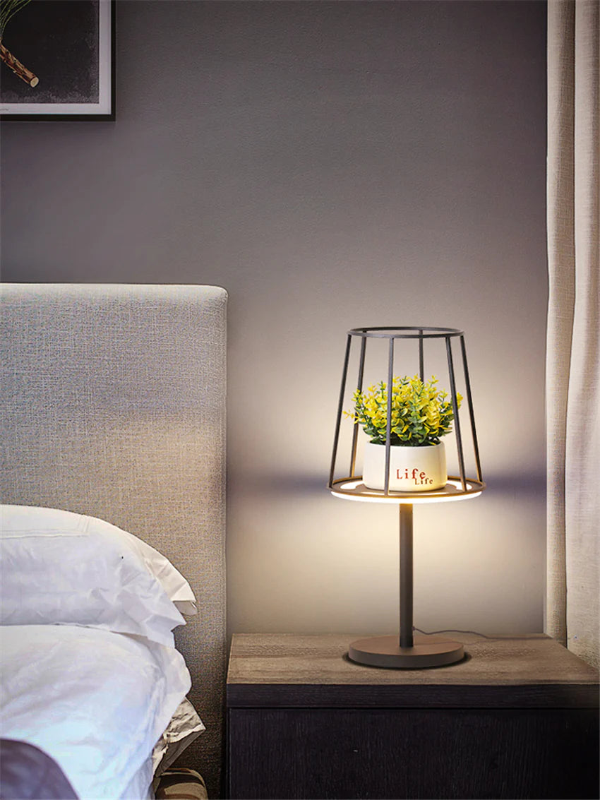 "Elegant Nordic Dimming Table Lamps - Modern LED Lighting for Bedroom, Dining, and Study Room Décor"